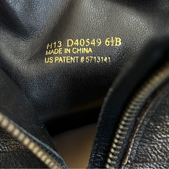 COLE HAAN Nike Air 6.5B Leather Zip Ankle Booties Cassidy Bronze Gold Metallic - Picture 12 of 16